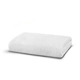 Mijölnir Toalla de Aseo Modal Waffle 30x40 cm Blanca 50% Modal 50% Algodón